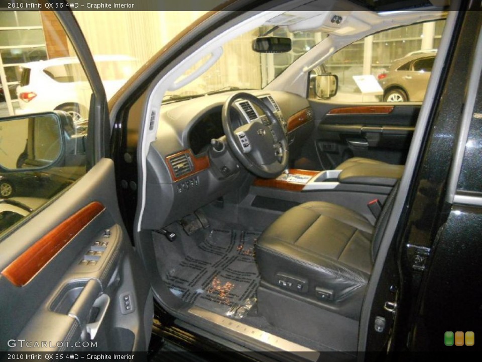 Graphite Interior Photo for the 2010 Infiniti QX 56 4WD #42179672
