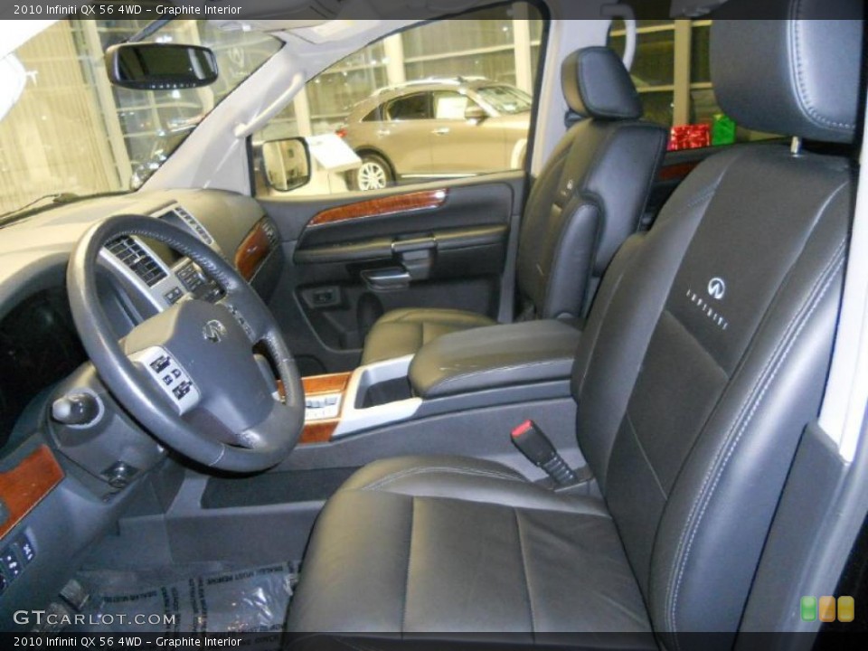 Graphite Interior Photo for the 2010 Infiniti QX 56 4WD #42179752