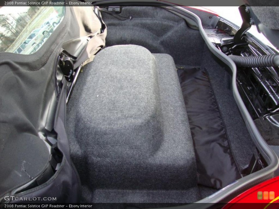 Ebony Interior Trunk for the 2008 Pontiac Solstice GXP Roadster #42179908