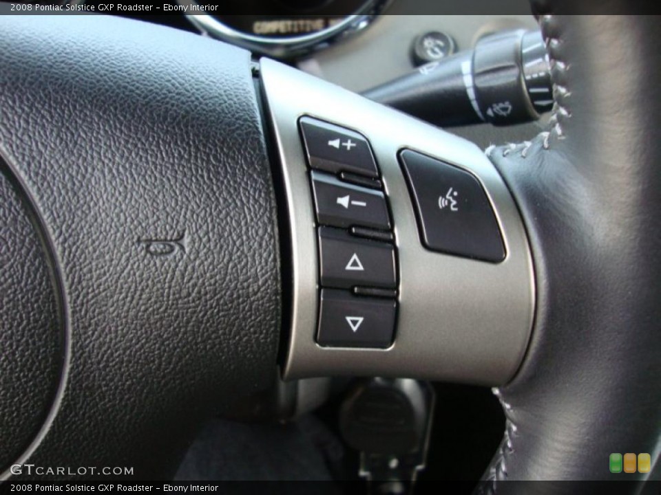 Ebony Interior Controls for the 2008 Pontiac Solstice GXP Roadster #42179992
