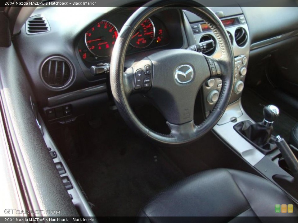Black Interior Photo for the 2004 Mazda MAZDA6 s Hatchback #42180984