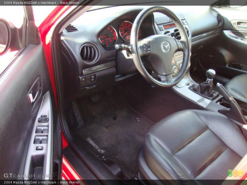 Black Interior Photo for the 2004 Mazda MAZDA6 s Hatchback #42180996