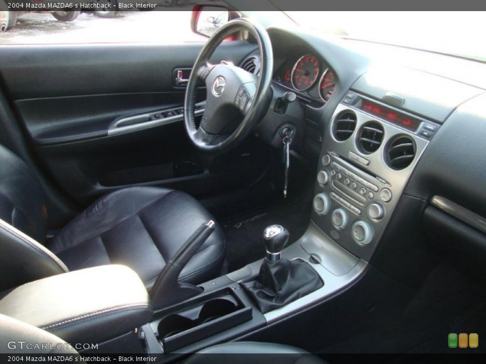 Black Interior Photo for the 2004 Mazda MAZDA6 s Hatchback #42181088