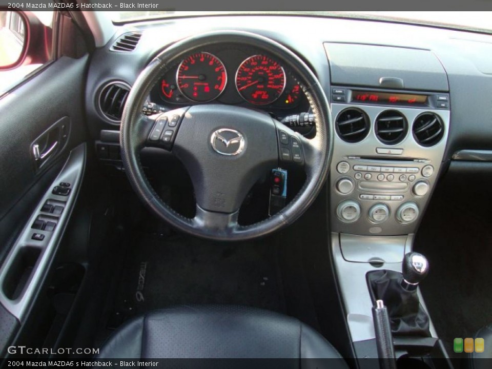 Black Interior Photo for the 2004 Mazda MAZDA6 s Hatchback #42181204