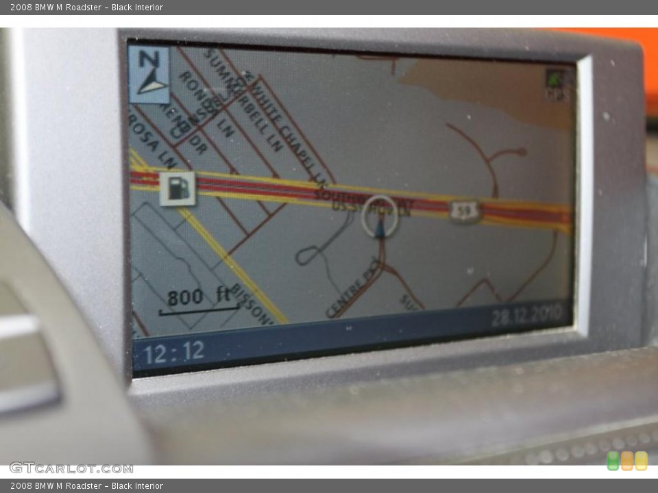 Black Interior Navigation for the 2008 BMW M Roadster #42182220