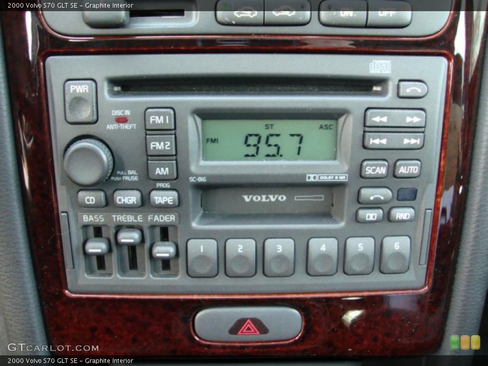 Graphite Interior Controls for the 2000 Volvo S70 GLT SE #42182388