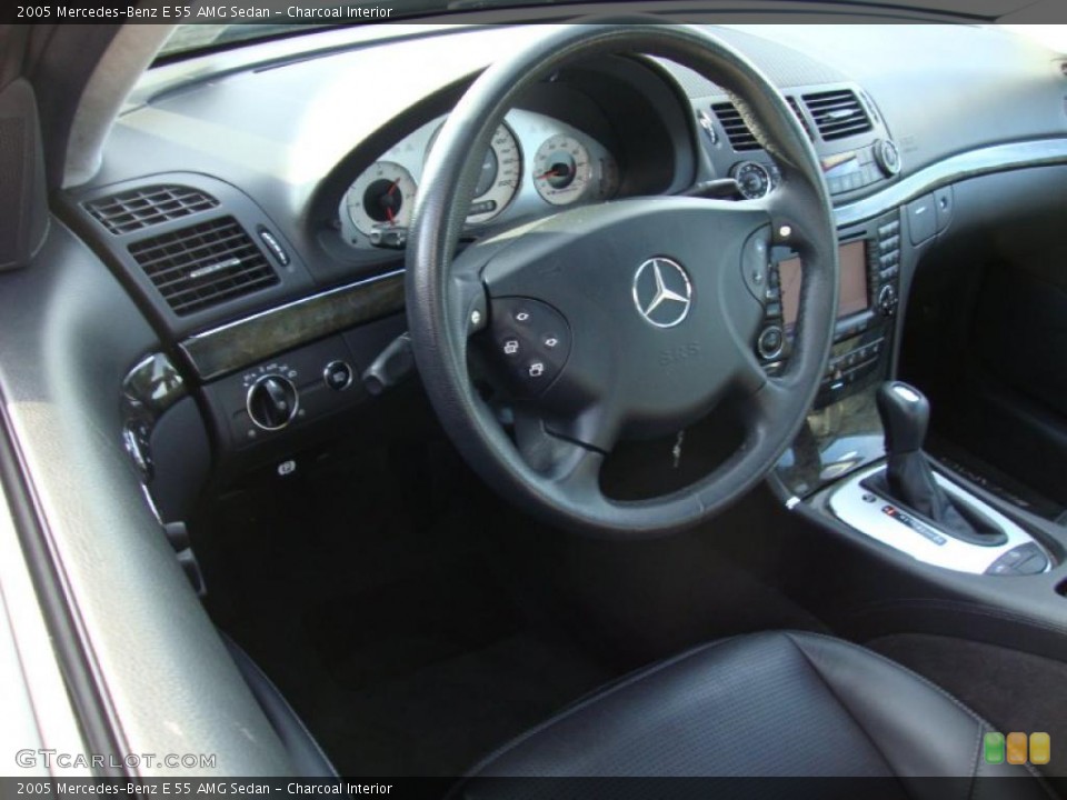 Charcoal Interior Photo for the 2005 Mercedes-Benz E 55 AMG Sedan #42183420