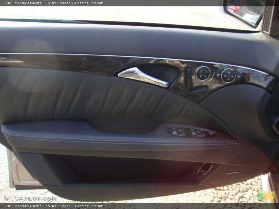 Charcoal Interior Door Panel for the 2005 Mercedes-Benz E 55 AMG Sedan #42183436