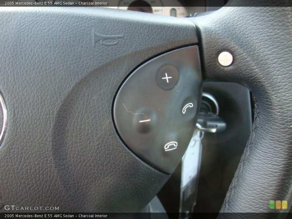 Charcoal Interior Controls for the 2005 Mercedes-Benz E 55 AMG Sedan #42183692