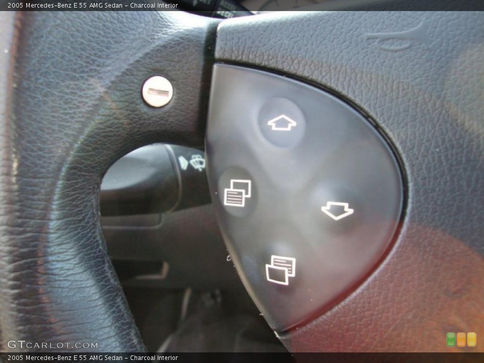 Charcoal Interior Controls for the 2005 Mercedes-Benz E 55 AMG Sedan #42183700