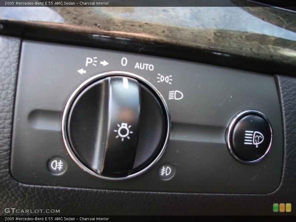 Charcoal Interior Controls for the 2005 Mercedes-Benz E 55 AMG Sedan #42183720