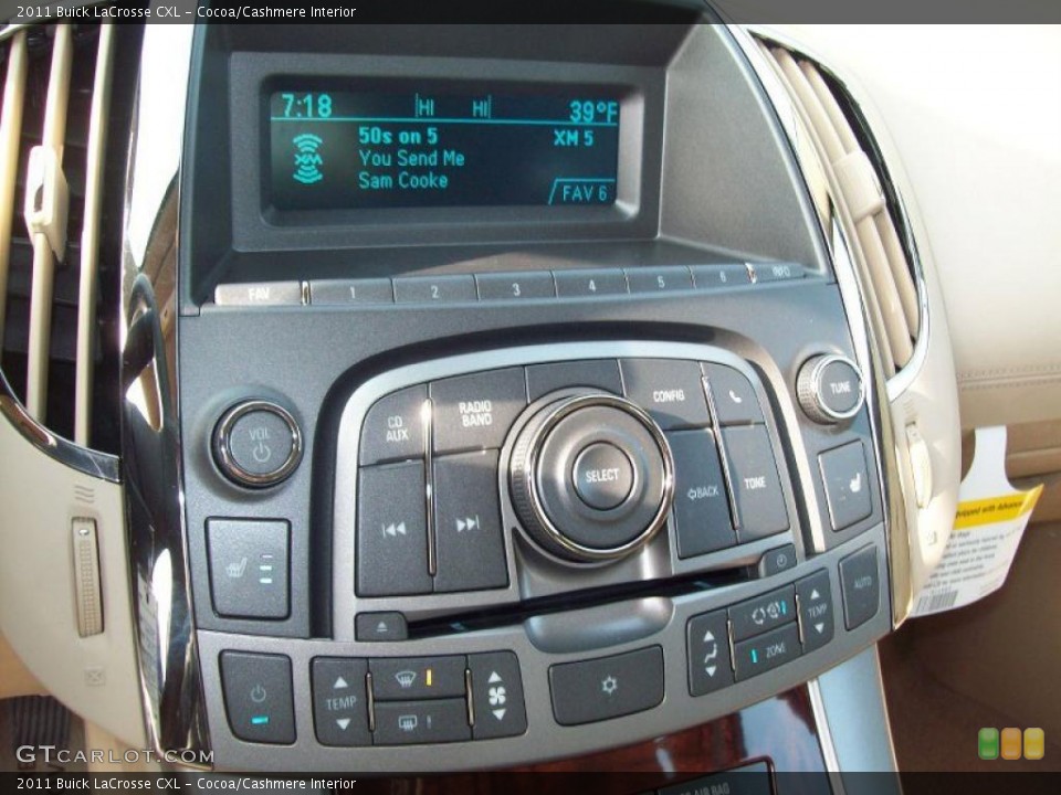 Cocoa/Cashmere Interior Controls for the 2011 Buick LaCrosse CXL #42184156