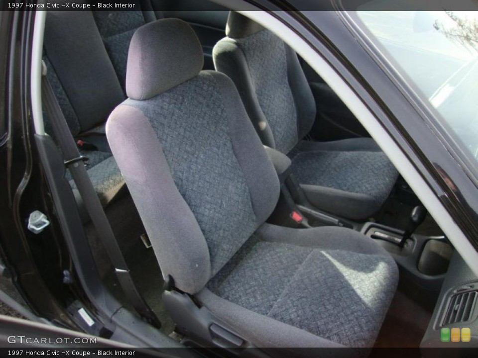 Black Interior Photo for the 1997 Honda Civic HX Coupe #42185486