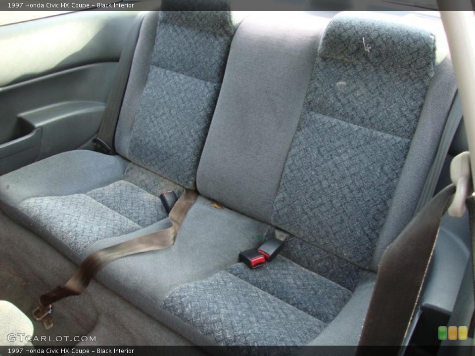 Black Interior Photo for the 1997 Honda Civic HX Coupe #42185546