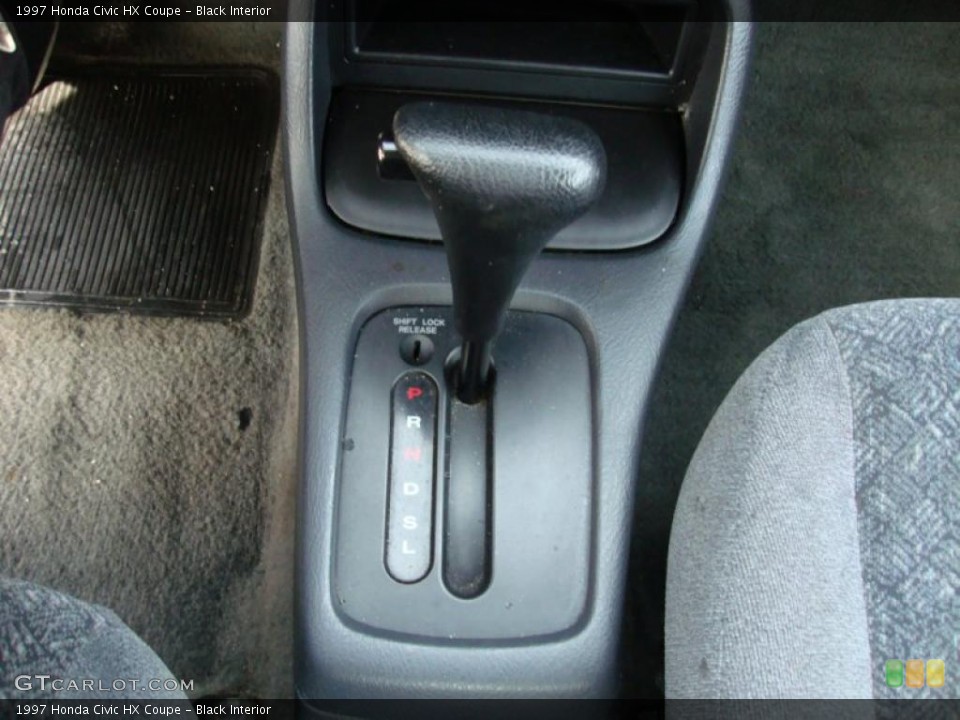 Black Interior Transmission for the 1997 Honda Civic HX Coupe #42185554