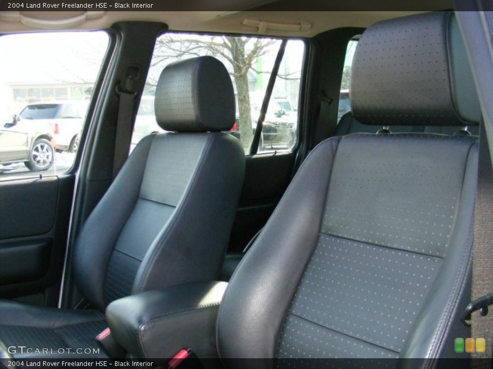 Black 2004 Land Rover Freelander Interiors
