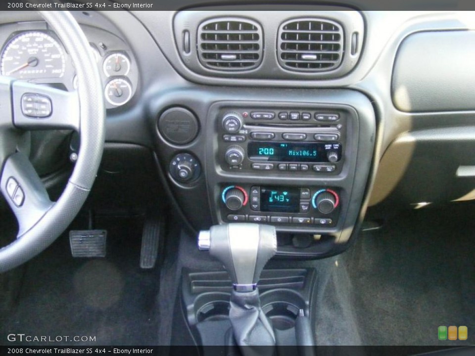 Ebony Interior Controls for the 2008 Chevrolet TrailBlazer SS 4x4 #42187377
