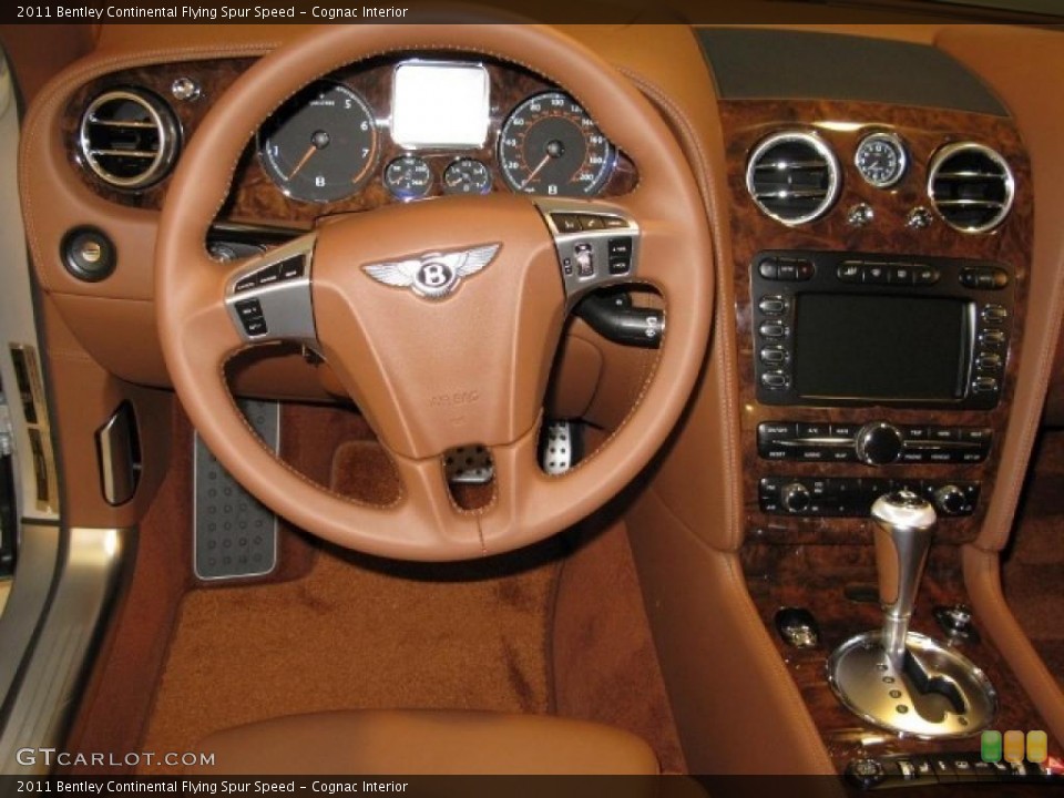 Cognac Interior Dashboard for the 2011 Bentley Continental Flying Spur Speed #42188791