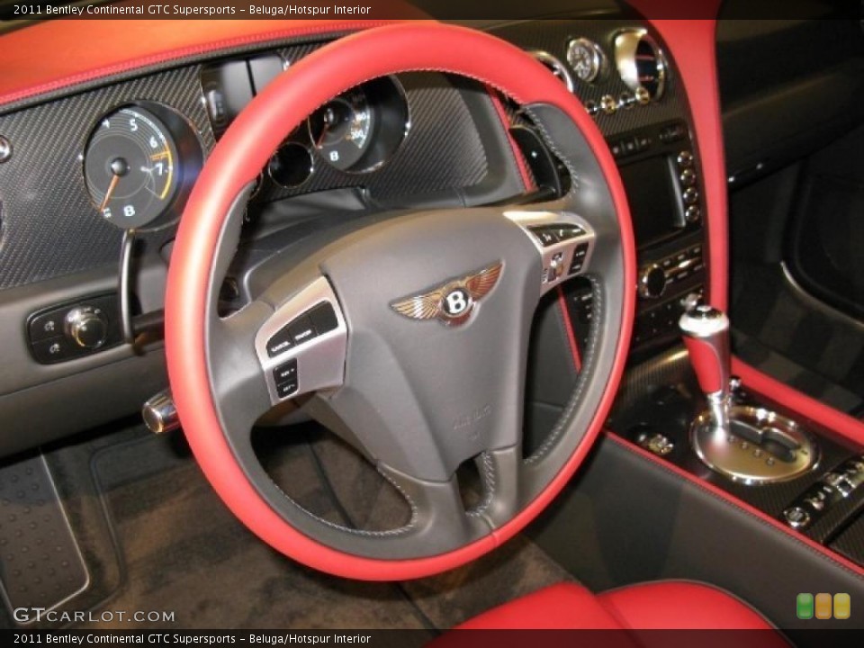 Beluga/Hotspur Interior Steering Wheel for the 2011 Bentley Continental GTC Supersports #42189271