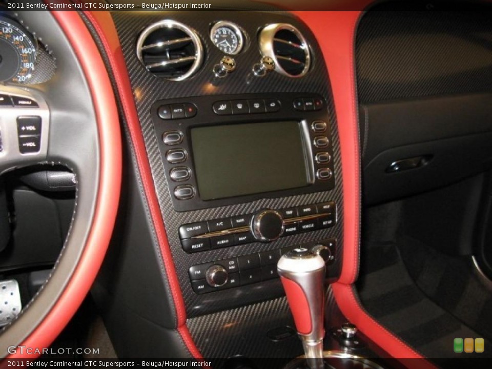 Beluga/Hotspur Interior Controls for the 2011 Bentley Continental GTC Supersports #42189291
