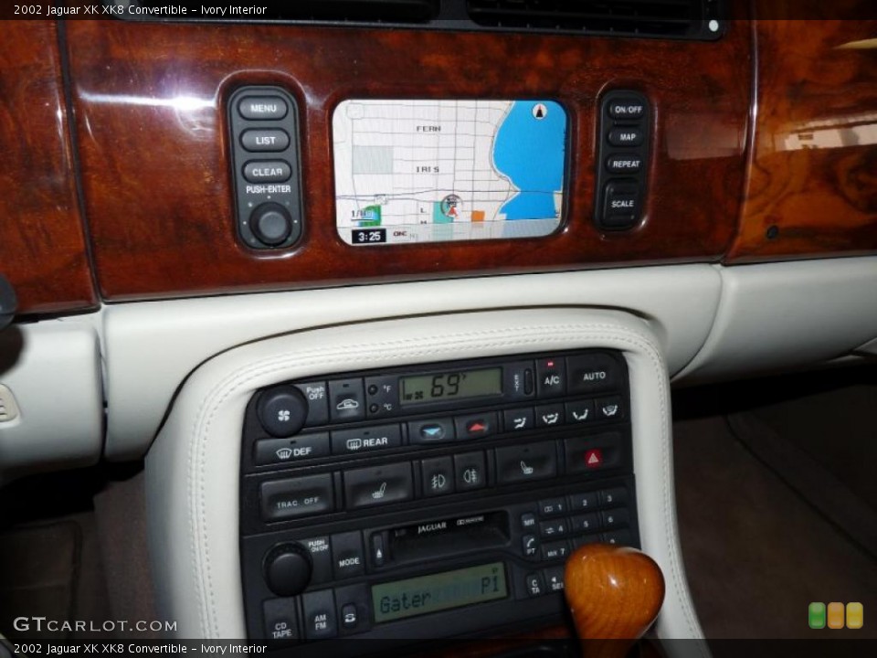Ivory Interior Navigation for the 2002 Jaguar XK XK8 Convertible #42190803