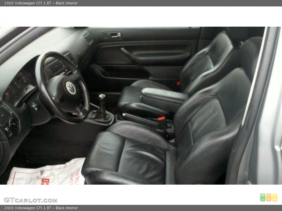 Black Interior Photo for the 2003 Volkswagen GTI 1.8T #42192411