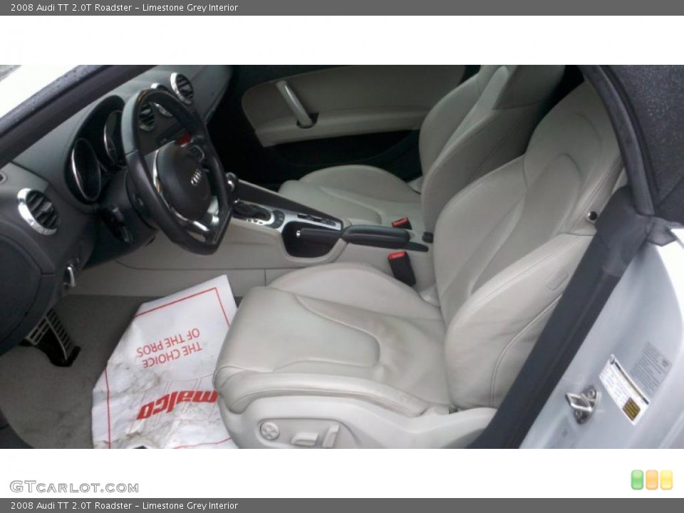 Limestone Grey Interior Photo for the 2008 Audi TT 2.0T Roadster #42192543