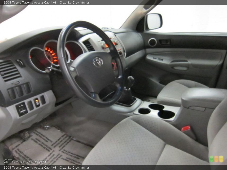 Graphite Gray Interior Photo for the 2008 Toyota Tacoma Access Cab 4x4 #42192611