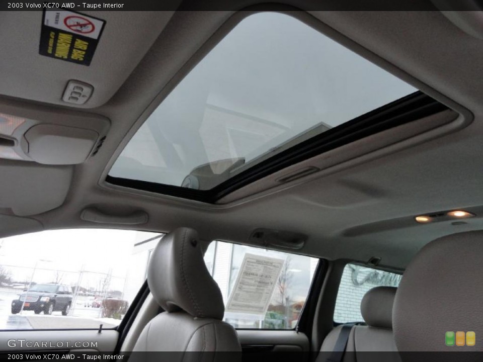 Taupe Interior Sunroof for the 2003 Volvo XC70 AWD #42193259