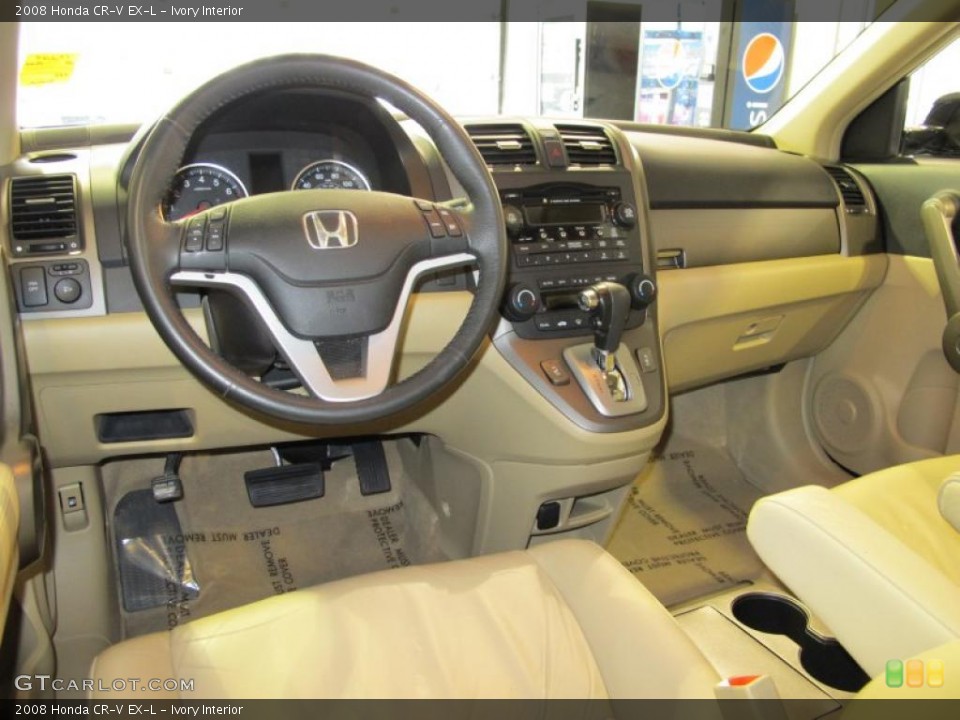 Ivory Interior Prime Interior for the 2008 Honda CR-V EX-L #42193695