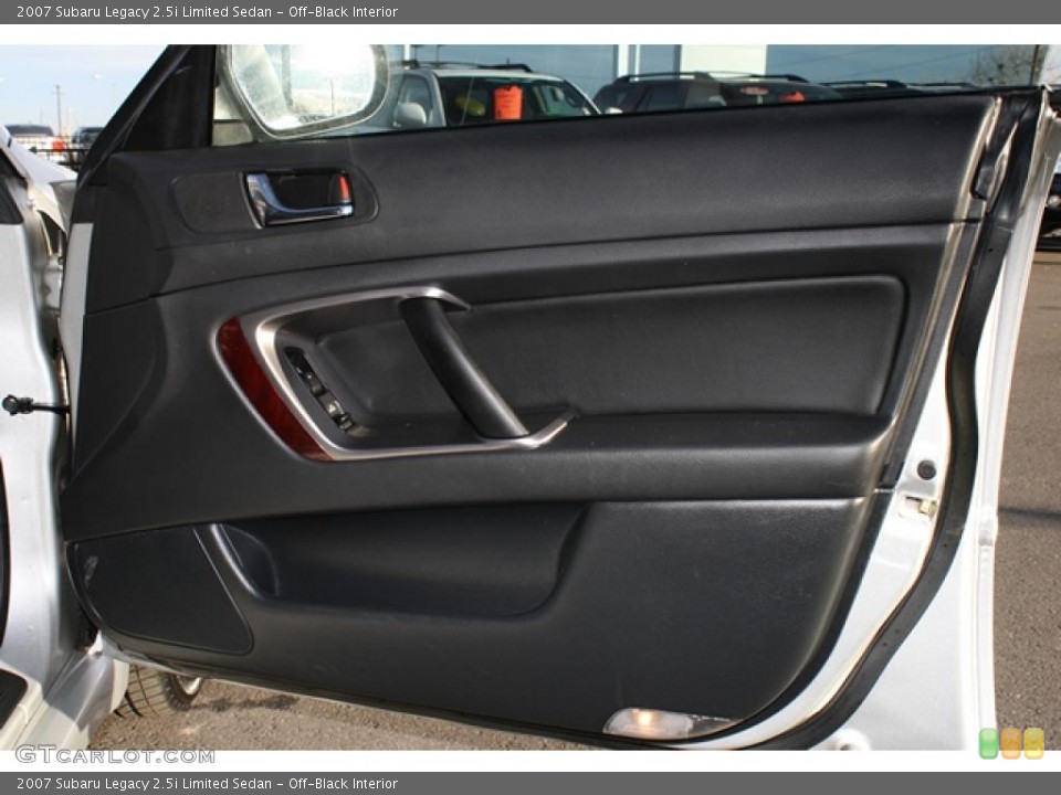 Off-Black Interior Door Panel for the 2007 Subaru Legacy 2.5i Limited Sedan #42195367