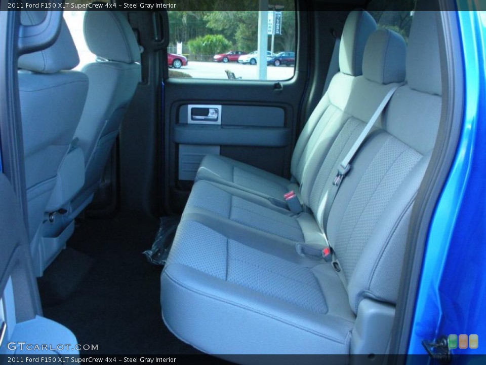 Steel Gray Interior Photo for the 2011 Ford F150 XLT SuperCrew 4x4 #42196347