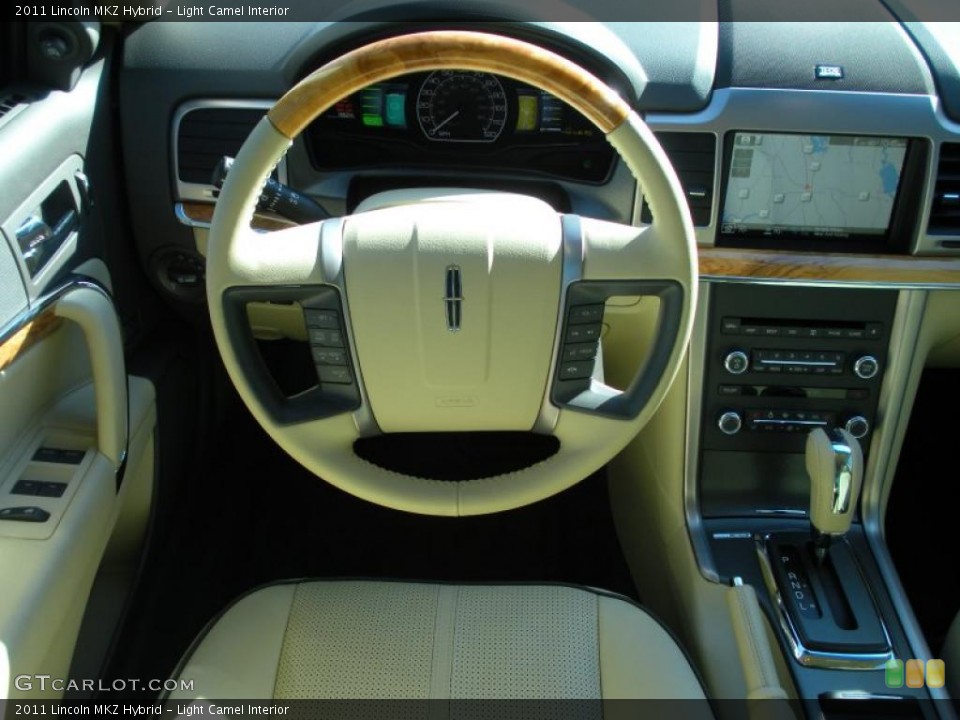 Light Camel Interior Dashboard for the 2011 Lincoln MKZ Hybrid #42196783
