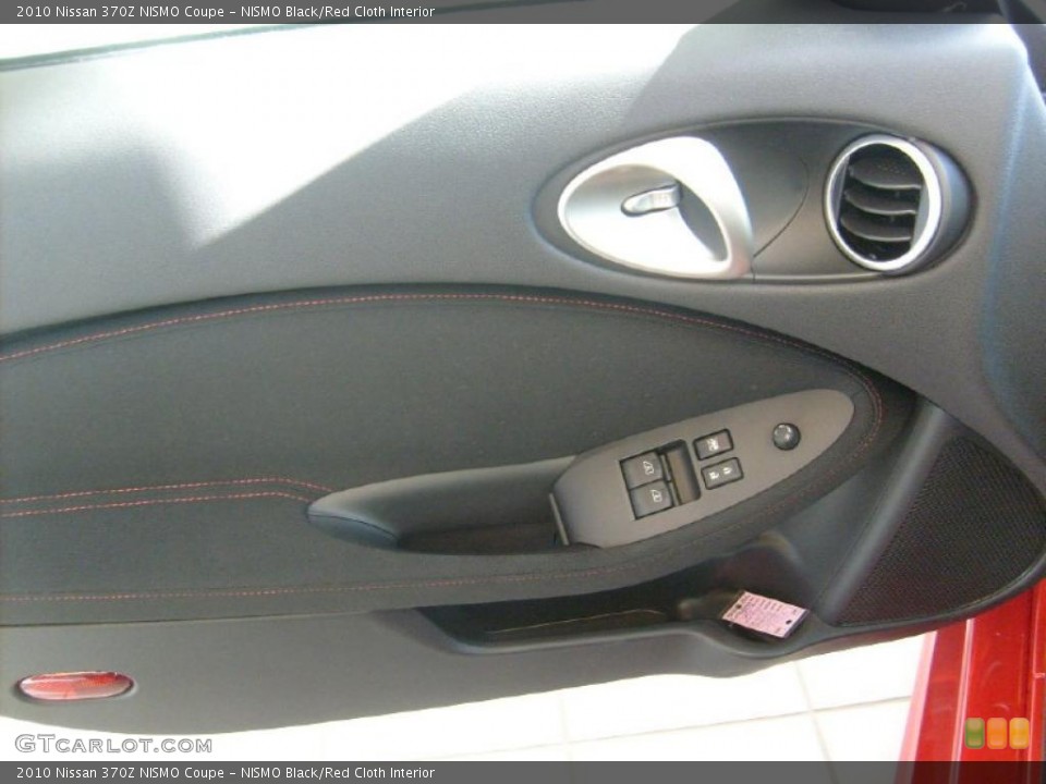 NISMO Black/Red Cloth Interior Door Panel for the 2010 Nissan 370Z NISMO Coupe #42199379