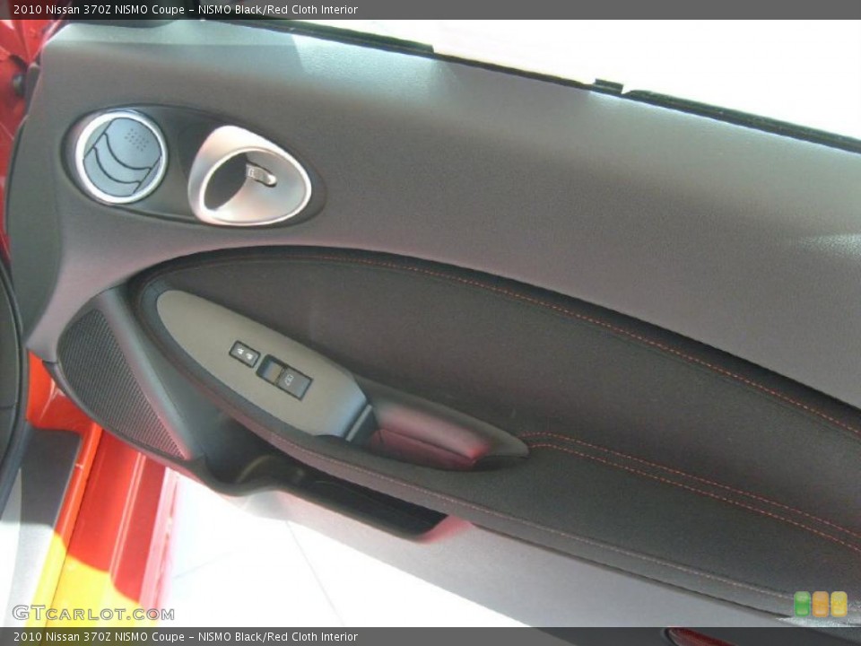 NISMO Black/Red Cloth Interior Door Panel for the 2010 Nissan 370Z NISMO Coupe #42199399