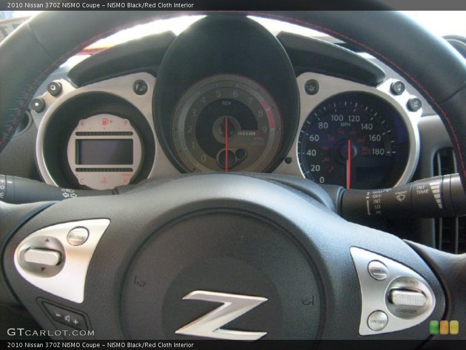 NISMO Black/Red Cloth Interior Controls for the 2010 Nissan 370Z NISMO Coupe #42199531