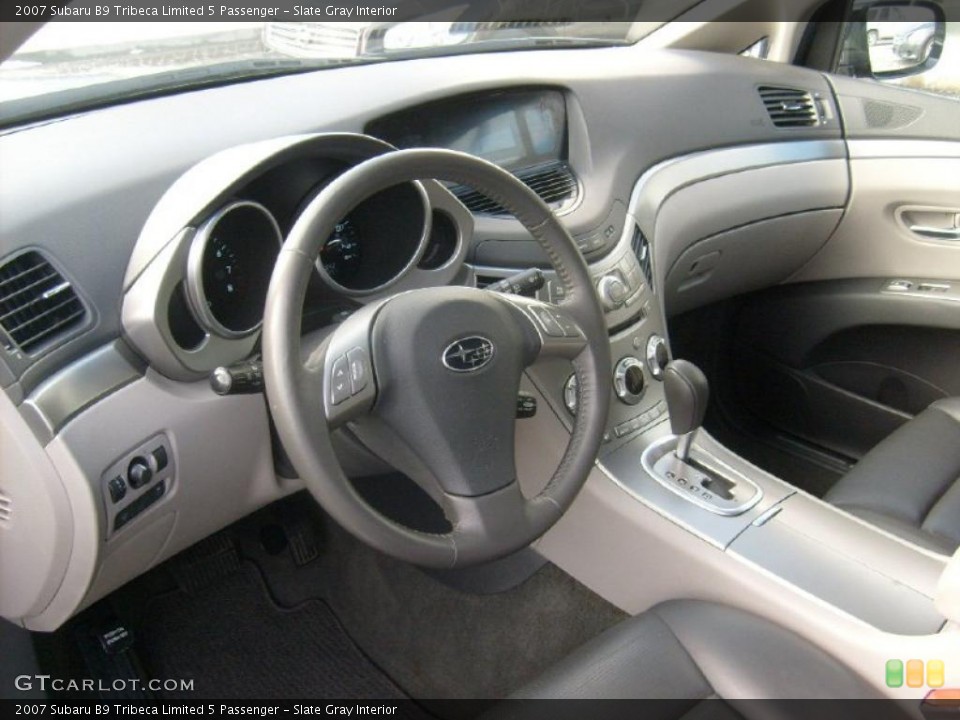 Slate Gray Interior Prime Interior for the 2007 Subaru B9 Tribeca Limited 5 Passenger #42199775