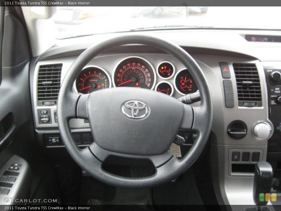 Black Interior Steering Wheel for the 2011 Toyota Tundra TSS CrewMax #42200071