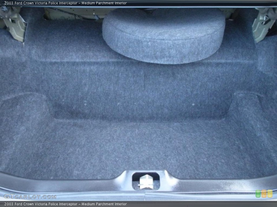 Medium Parchment Interior Trunk for the 2003 Ford Crown Victoria Police Interceptor #42200491