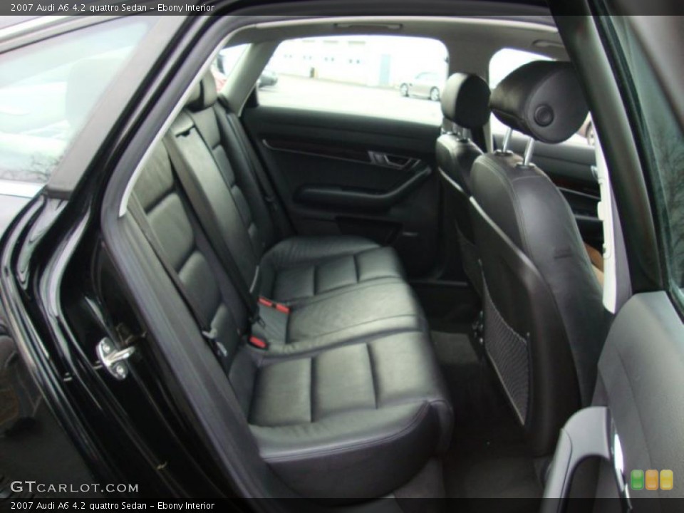 Ebony Interior Photo for the 2007 Audi A6 4.2 quattro Sedan #42200935