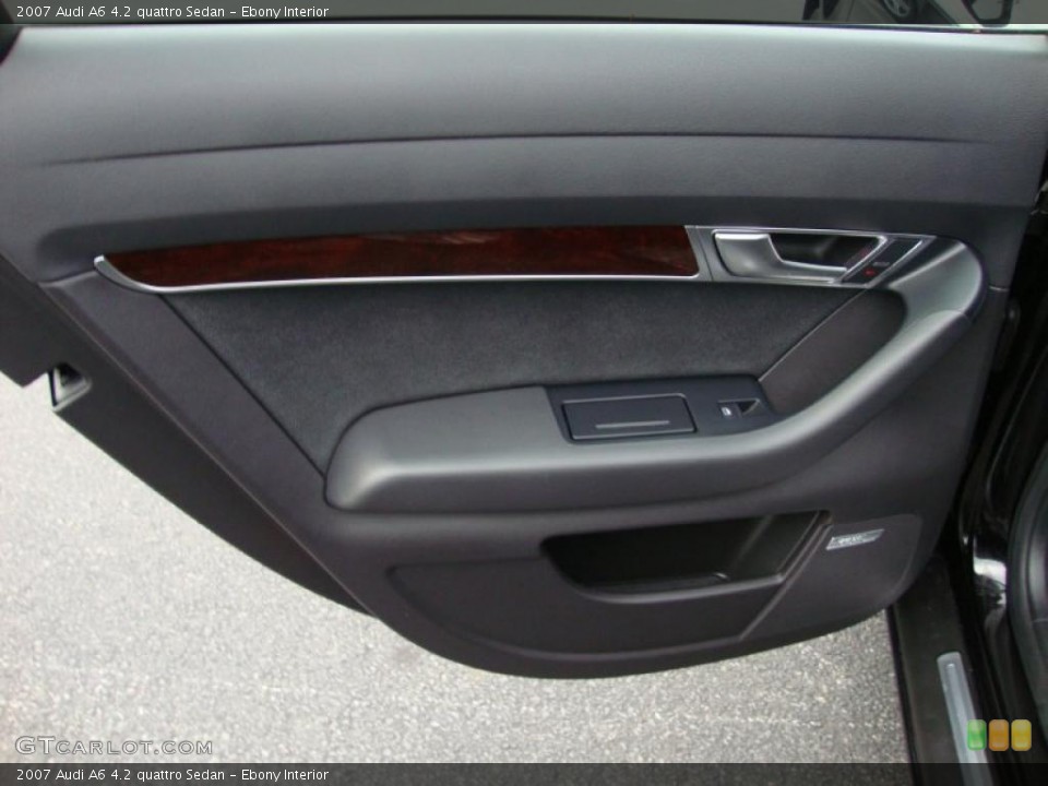 Ebony Interior Door Panel for the 2007 Audi A6 4.2 quattro Sedan #42200970