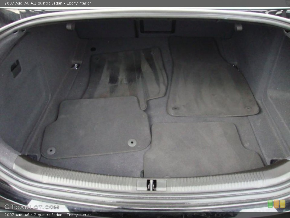 Ebony Interior Trunk for the 2007 Audi A6 4.2 quattro Sedan #42201031