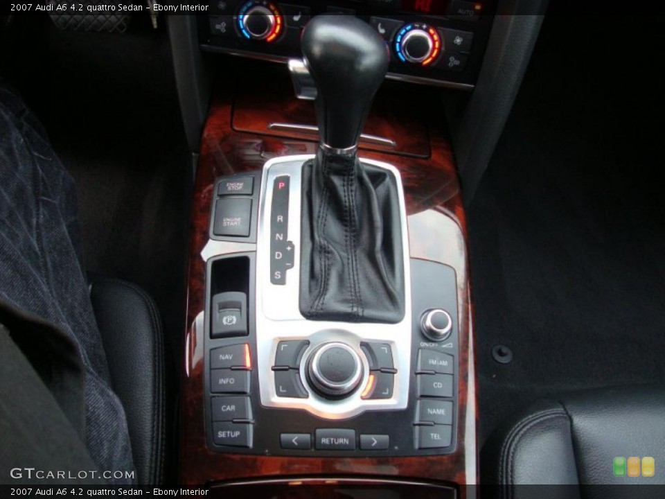 Ebony Interior Transmission for the 2007 Audi A6 4.2 quattro Sedan #42201203