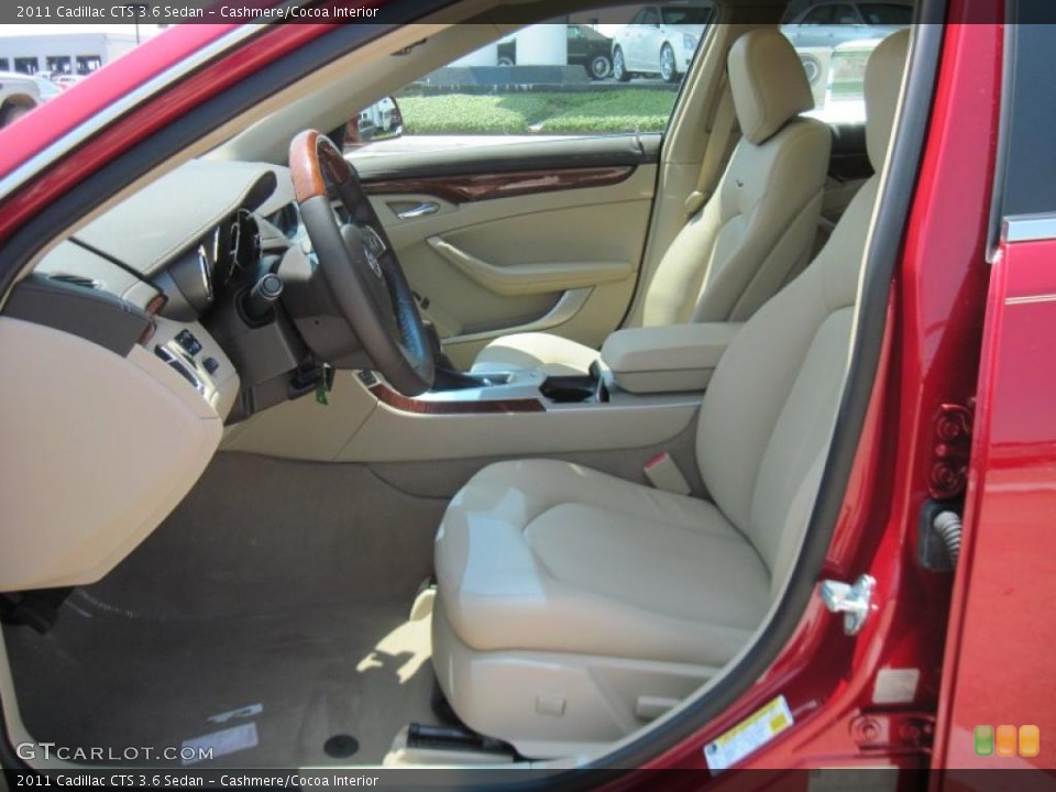 Cashmere/Cocoa Interior Photo for the 2011 Cadillac CTS 3.6 Sedan #42202324