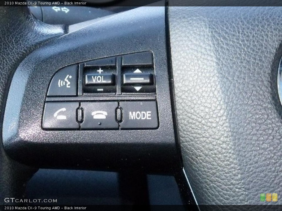 Black Interior Controls for the 2010 Mazda CX-9 Touring AWD #42202903