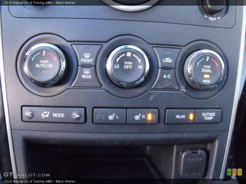 Black Interior Controls for the 2010 Mazda CX-9 Touring AWD #42202987
