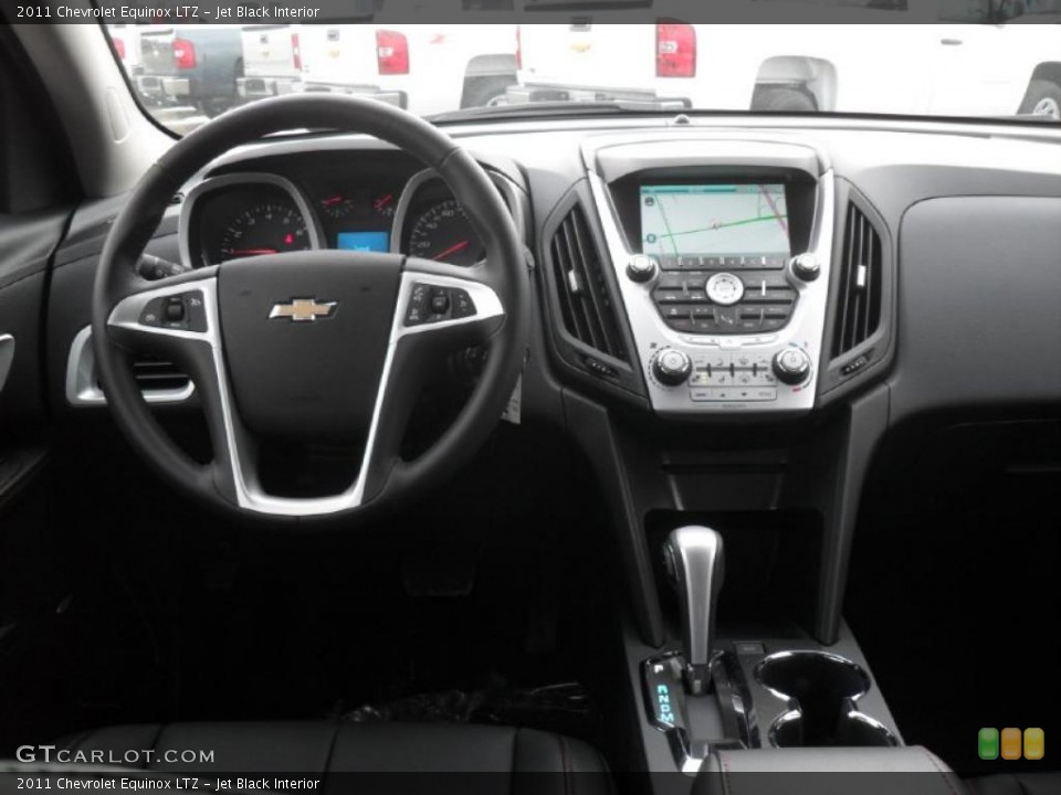 Jet Black Interior Dashboard for the 2011 Chevrolet Equinox LTZ #42204215