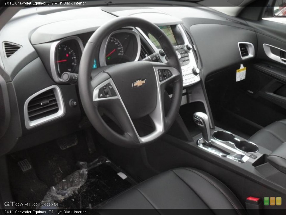 Jet Black Interior Prime Interior for the 2011 Chevrolet Equinox LTZ #42204347