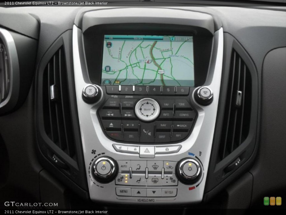 Brownstone/Jet Black Interior Navigation for the 2011 Chevrolet Equinox LTZ #42204879