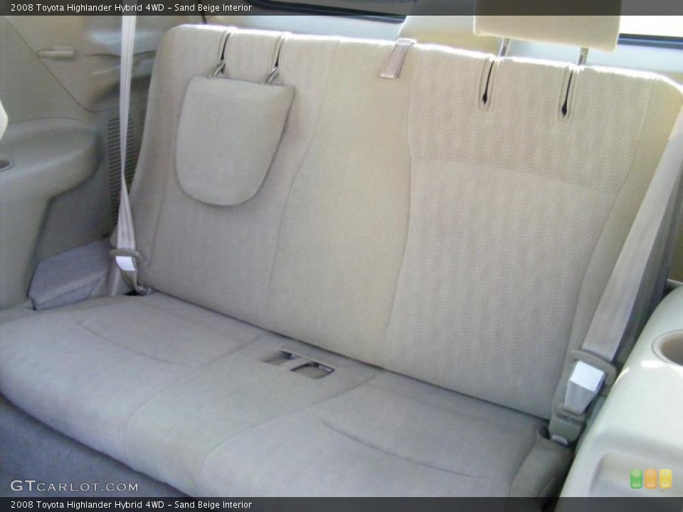 Sand Beige Interior Photo for the 2008 Toyota Highlander Hybrid 4WD #42204991